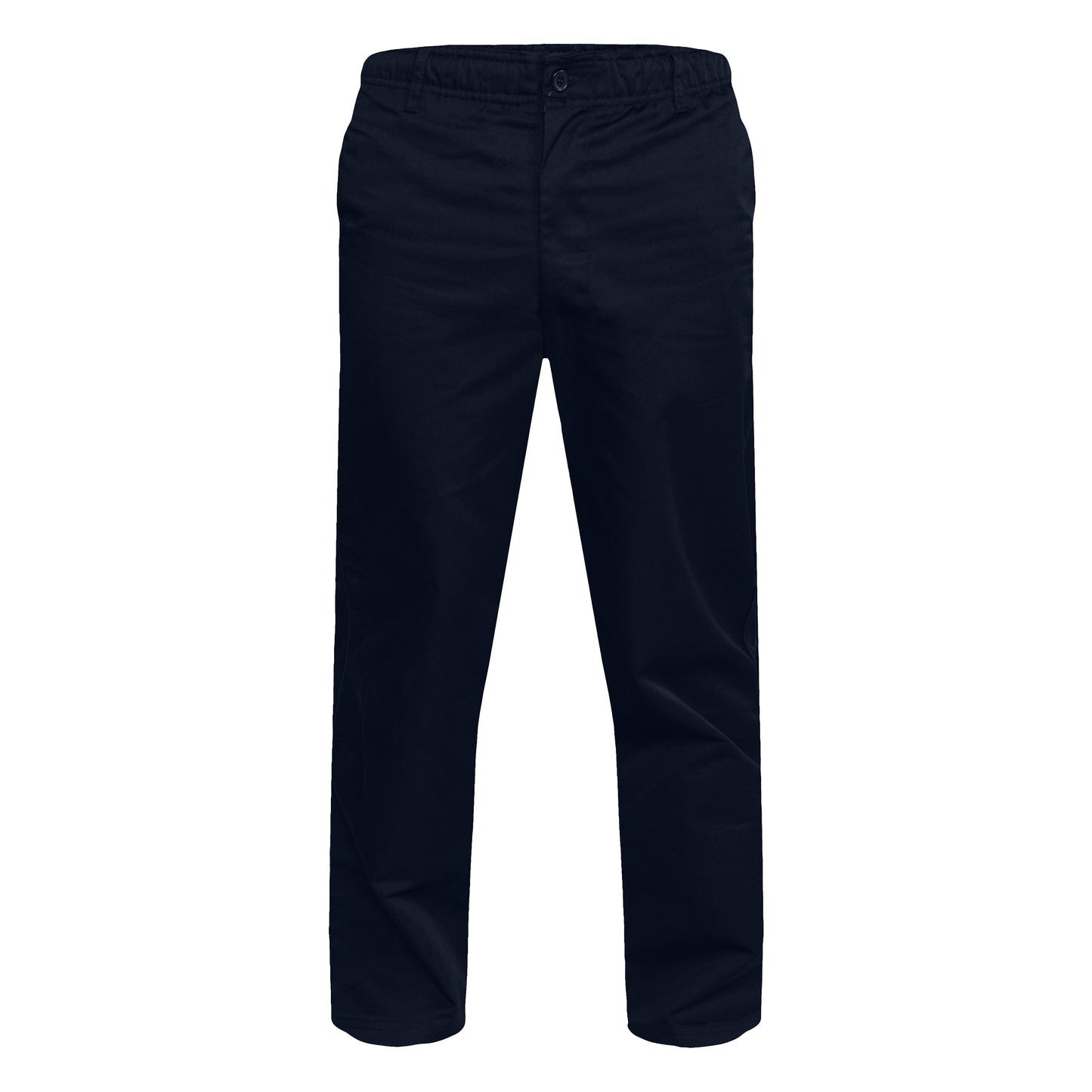 Navy - Front - Duke Mens D555 Basilio Elasticated Waist Trousers