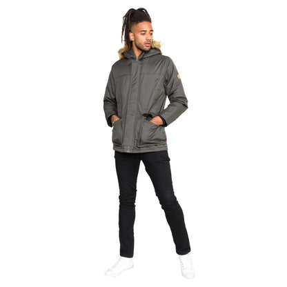 Khaki Grey - Back - Duke Mens D555 Lovett 2 Kingsize Jacket