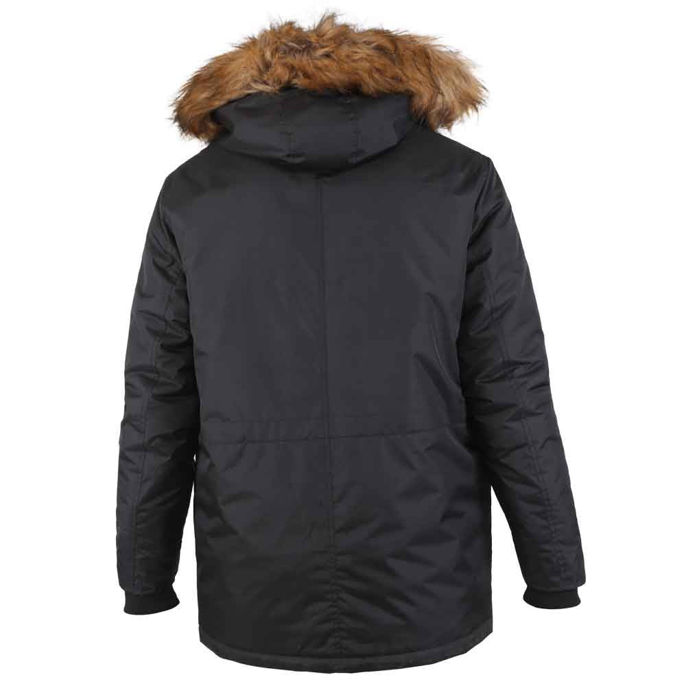 Black - Back - Duke Mens D555 Lovett 2 Kingsize Jacket