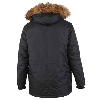 Black - Back - Duke Mens D555 Lovett 2 Kingsize Jacket