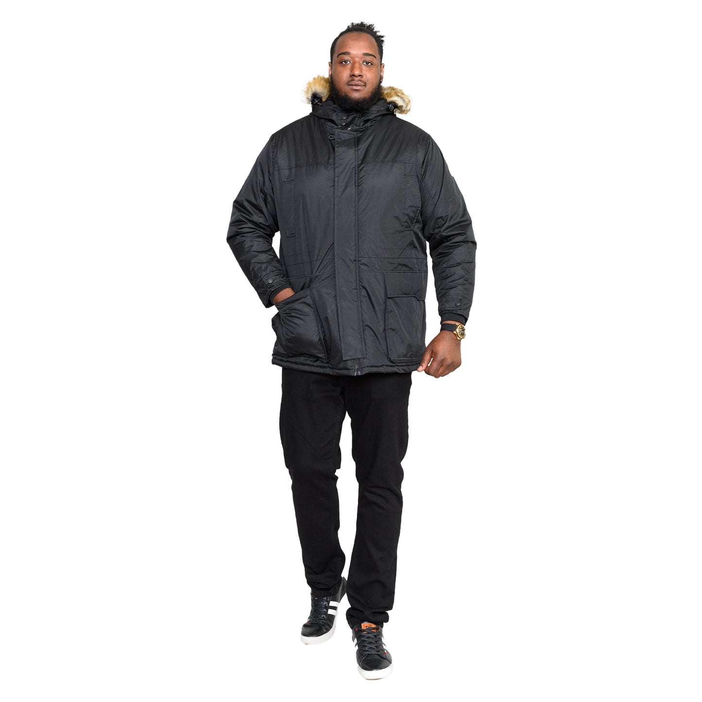 Black - Lifestyle - Duke Mens D555 Lovett 2 Kingsize Jacket
