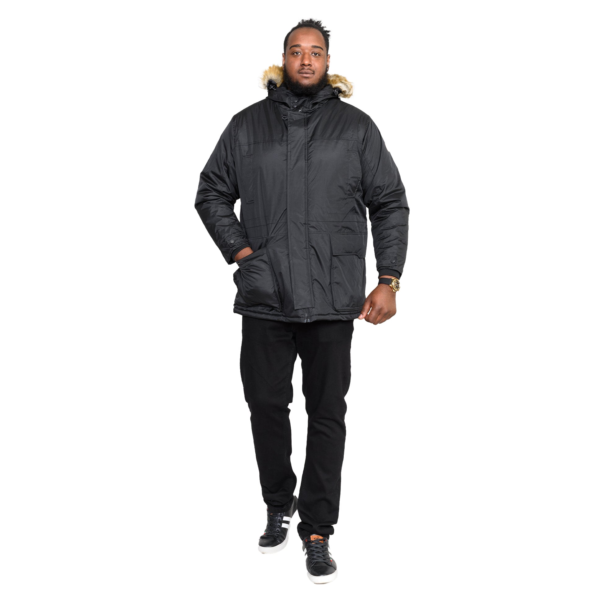 Black - Lifestyle - Duke Mens D555 Lovett 2 Kingsize Jacket