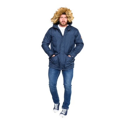 Navy - Back - Duke Mens D555 Lovett 2 Kingsize Jacket