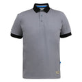 Grey-Black - Front - Duke Mens D555 Prinstead Pique Ribbed Collar Kingsize Polo Shirt