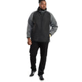 Black-Charcoal - Side - Duke Mens D555 Highampton Kingsize Padded Jacket