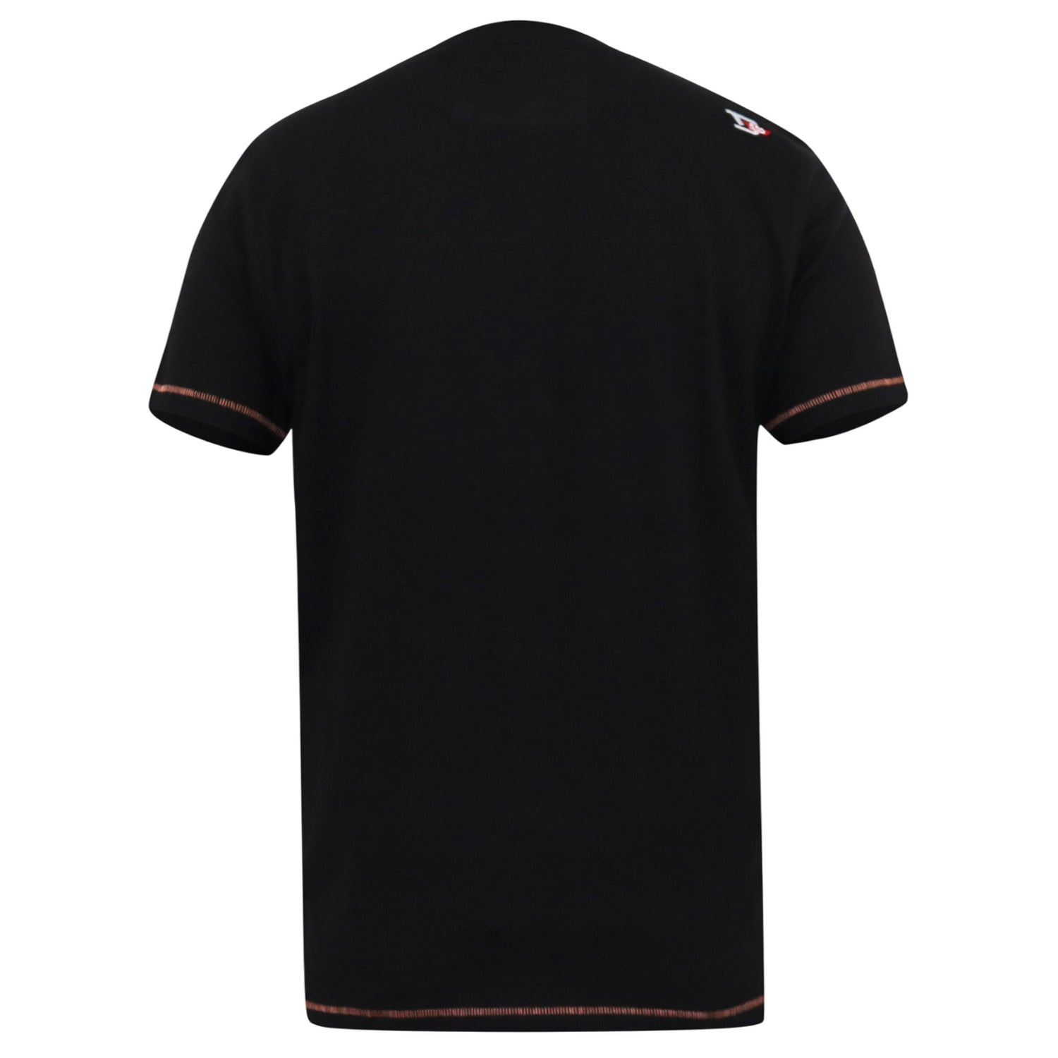 Washed Black - Back - Duke Mens D555 Lorne Motorbike Crew Neck Kingsize T-Shirt