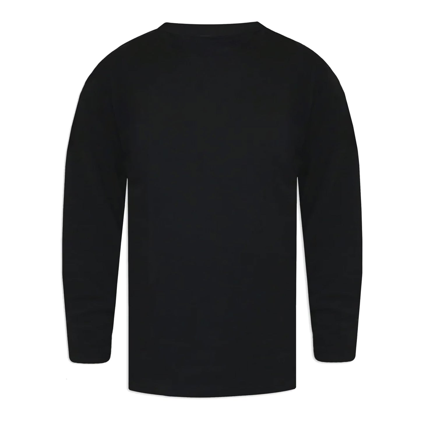 Black - Back - Duke Mens D555 Exeter Thermal Kingsize Long-Sleeved T-Shirt