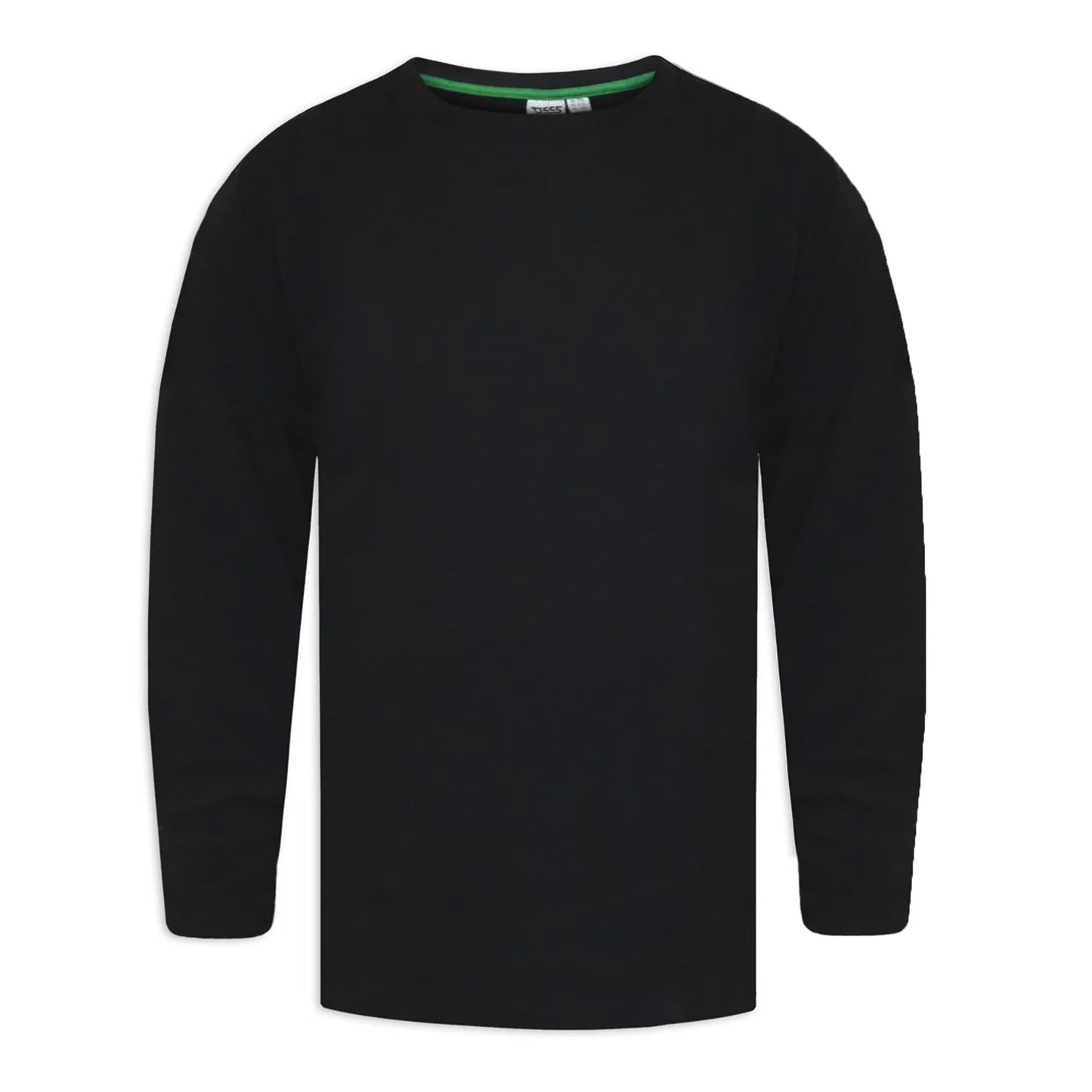 Black - Front - Duke Mens D555 Exeter Thermal Kingsize Long-Sleeved T-Shirt