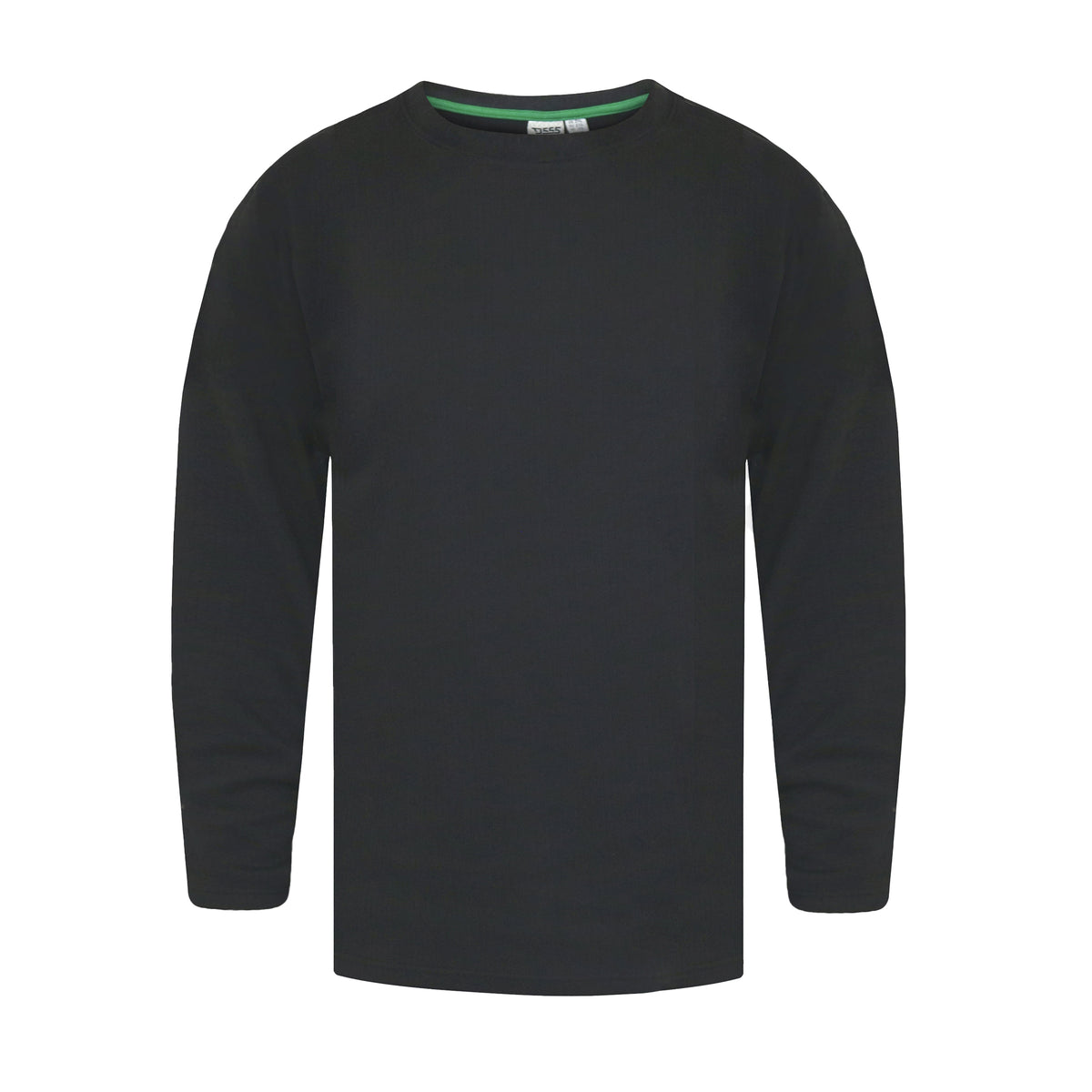 Black - Front - Duke Mens D555 Exeter Thermal Kingsize Long-Sleeved T-Shirt