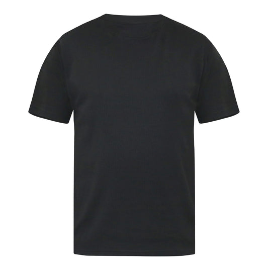 Black - Front - Duke Mens D555 Motherwell Thermal Kingsize Short-Sleeved T-Shirt