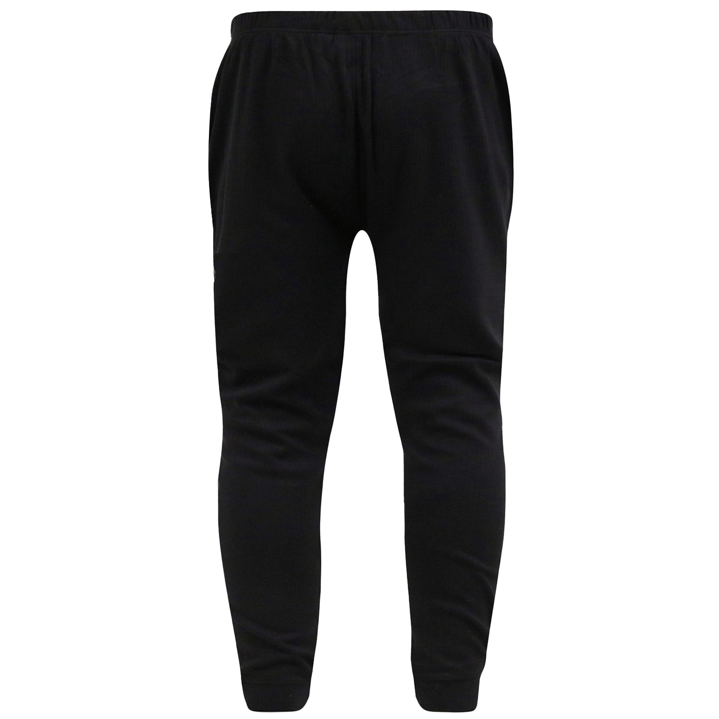 Black - Back - Duke Mens D555 Boston Kingsize Long Johns