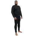 Black - Lifestyle - Duke Mens D555 Boston Kingsize Long Johns