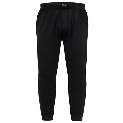 Black - Front - Duke Mens D555 Boston Kingsize Long Johns