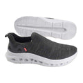 Black - Side - Duke Mens D555 Carlisle 1 Slip-on Wide Shoes