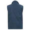 Navy - Back - Duke Mens D555 Felipe 2 Front Zip Padded Kingsize Gilet