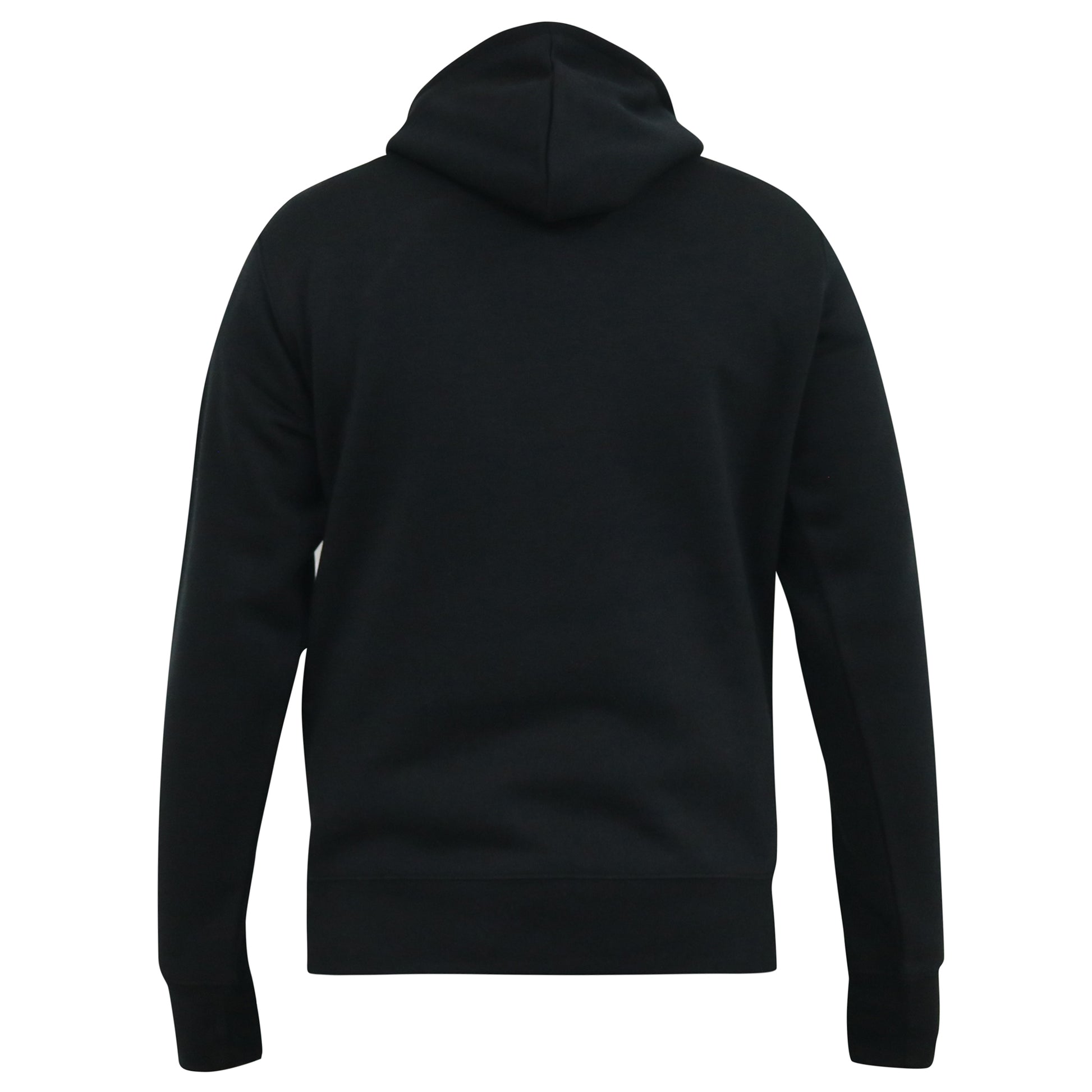 Black - Back - Duke Mens D555 Bourton Volkswagen Overhead Kingsize Hoodie
