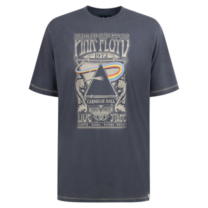 Dark Grey - Front - Duke Mens D555 Hanley Pink Floyd T-Shirt