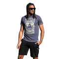 Dark Grey - Back - Duke Mens D555 Hanley Pink Floyd T-Shirt