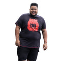 Washed Black - Back - Duke Mens D555 Uxbridge AC-DC T-Shirt