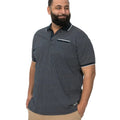 Navy - Back - Duke Mens D555 Coventry All-Over Print Kingsize Polo Shirt