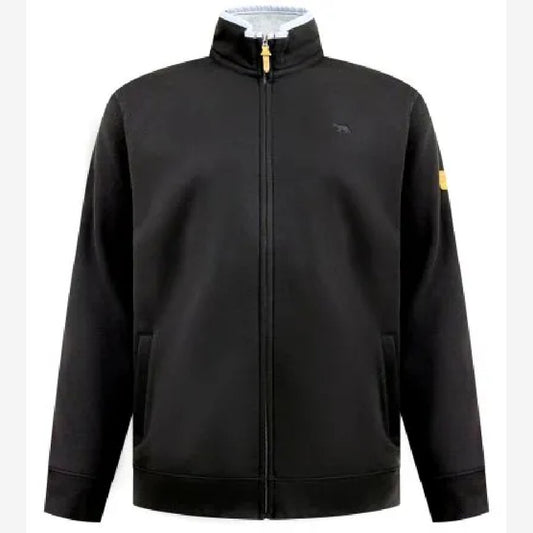 Black - Front - Duke Mens D555 Johnson Embroidered Logo Kingsize Fleece Jacket