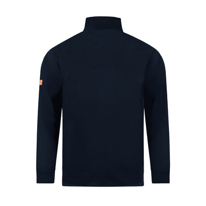 Navy - Back - Duke Mens D555 Russel Embroidered Logo Fleece Kingsize Sweatshirt
