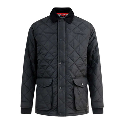 Black - Front - Duke Mens D555 Harborough Quilted Kingsize Jacket