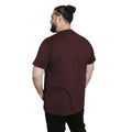 Burgundy Twist - Back - Duke Mens D555 Barnsley Guitar & Amp Kingsize T-Shirt