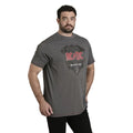 Charcoal Marl - Lifestyle - Duke Mens D555 Clydebank AC-DC Black Ice Kingsize T-Shirt