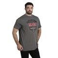 Charcoal Marl - Lifestyle - Duke Mens D555 Clydebank Black Ice AC-DC Kingsize T-Shirt