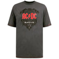 Charcoal Marl - Front - Duke Mens D555 Clydebank AC-DC Black Ice Kingsize T-Shirt