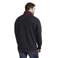 Navy - Back - Duke Mens D555 Leicester Kingsize Quarter Zip Fleece