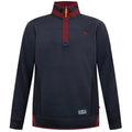 Navy - Front - Duke Mens D555 Leicester Kingsize Quarter Zip Fleece
