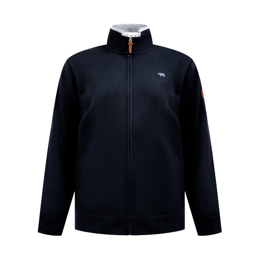 Navy - Front - Duke Mens D555 Johnson Full Zip Kingsize Sweatshirt
