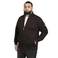 Black - Lifestyle - Duke Mens D555 Johnson Full Zip Kingsize Sweatshirt