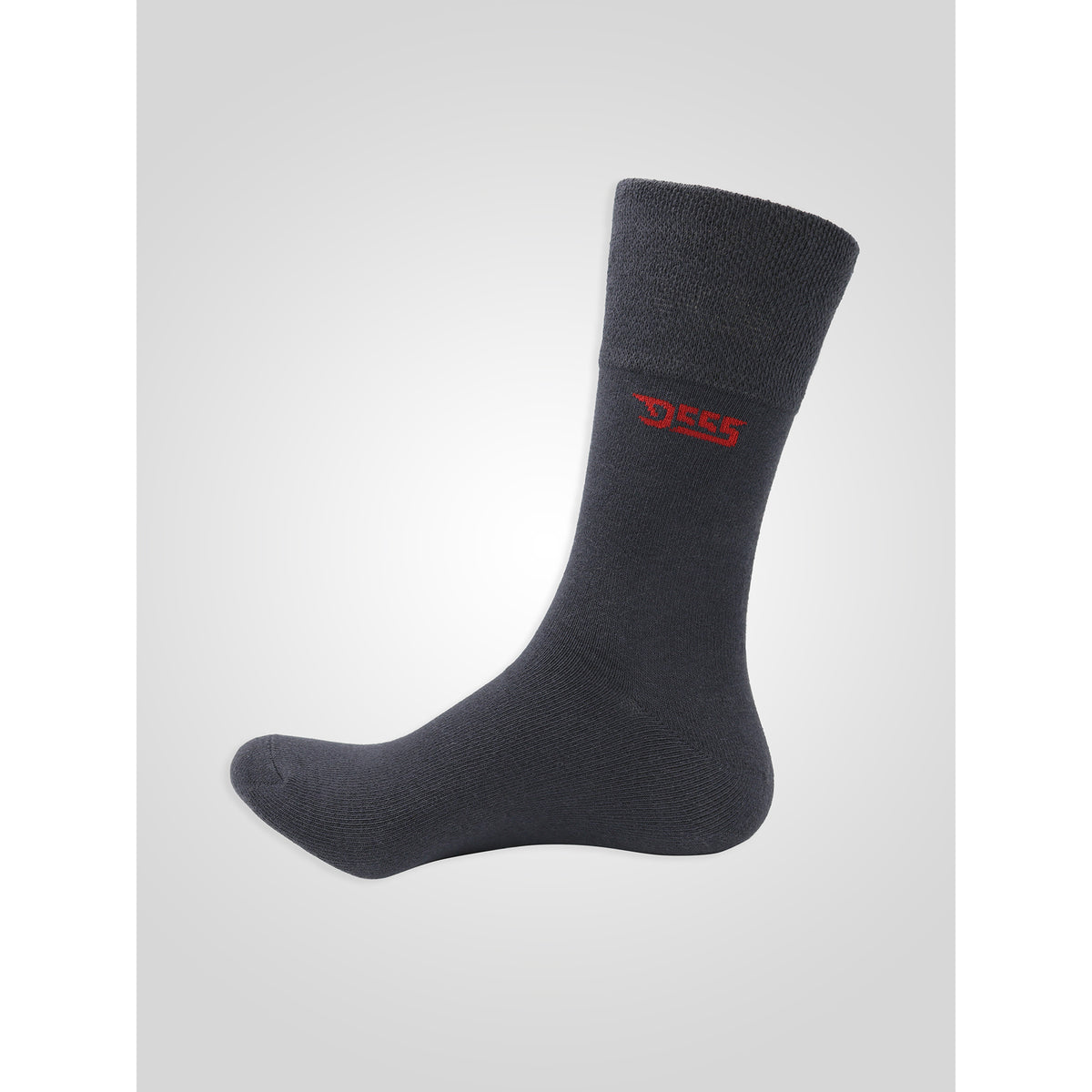 Navy-Denim-Charcoal - Back - Duke Mens Harold 2 D555 Extra Wide Socks (Pack Of 3)
