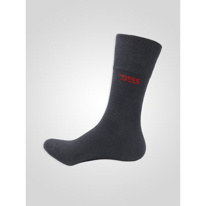 Navy-Denim-Charcoal - Back - Duke Mens Harold 2 D555 Extra Wide Socks (Pack Of 3)
