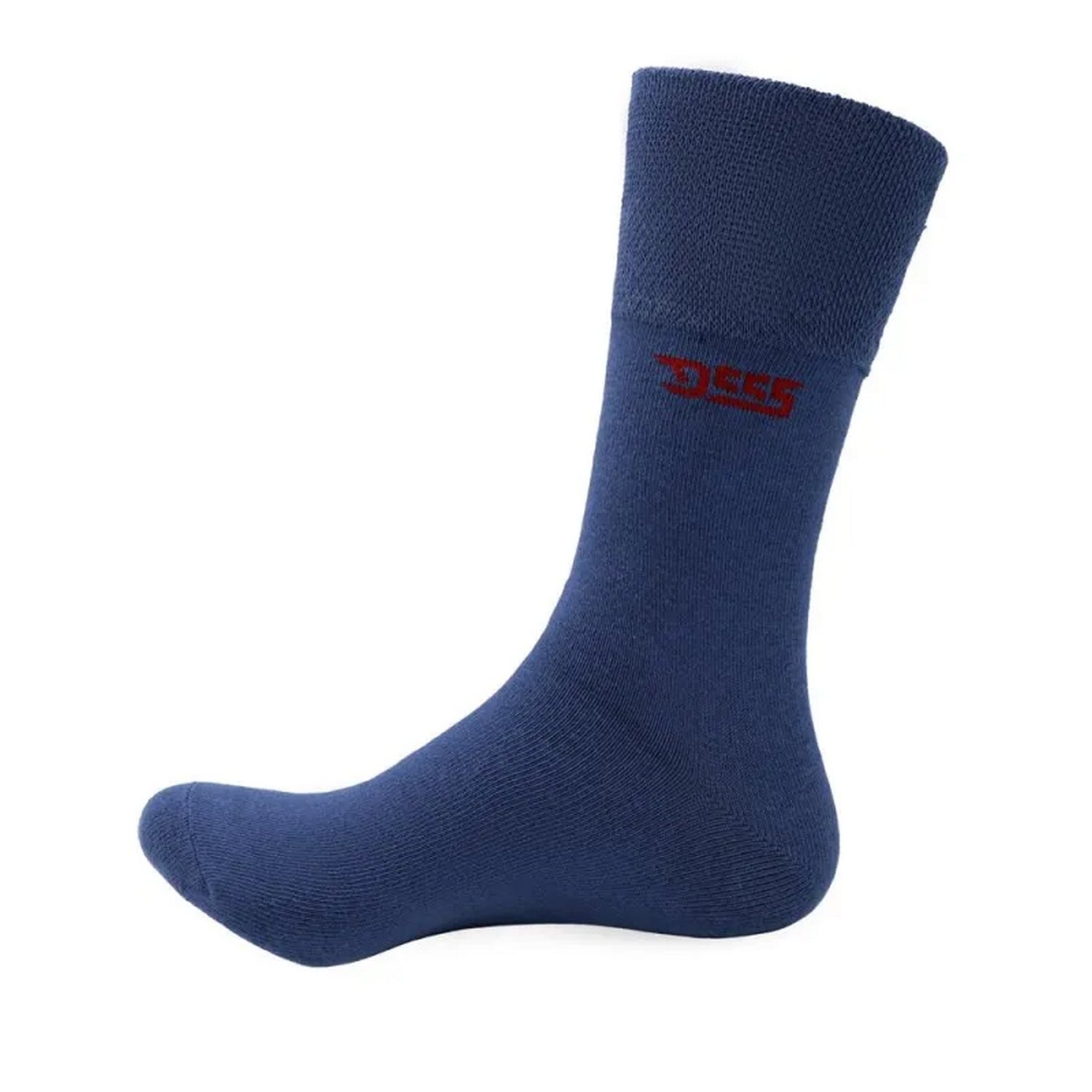 Navy-Denim-Charcoal - Back - Duke Mens Harold 2 D555 Extra Wide Socks (Pack of 3)