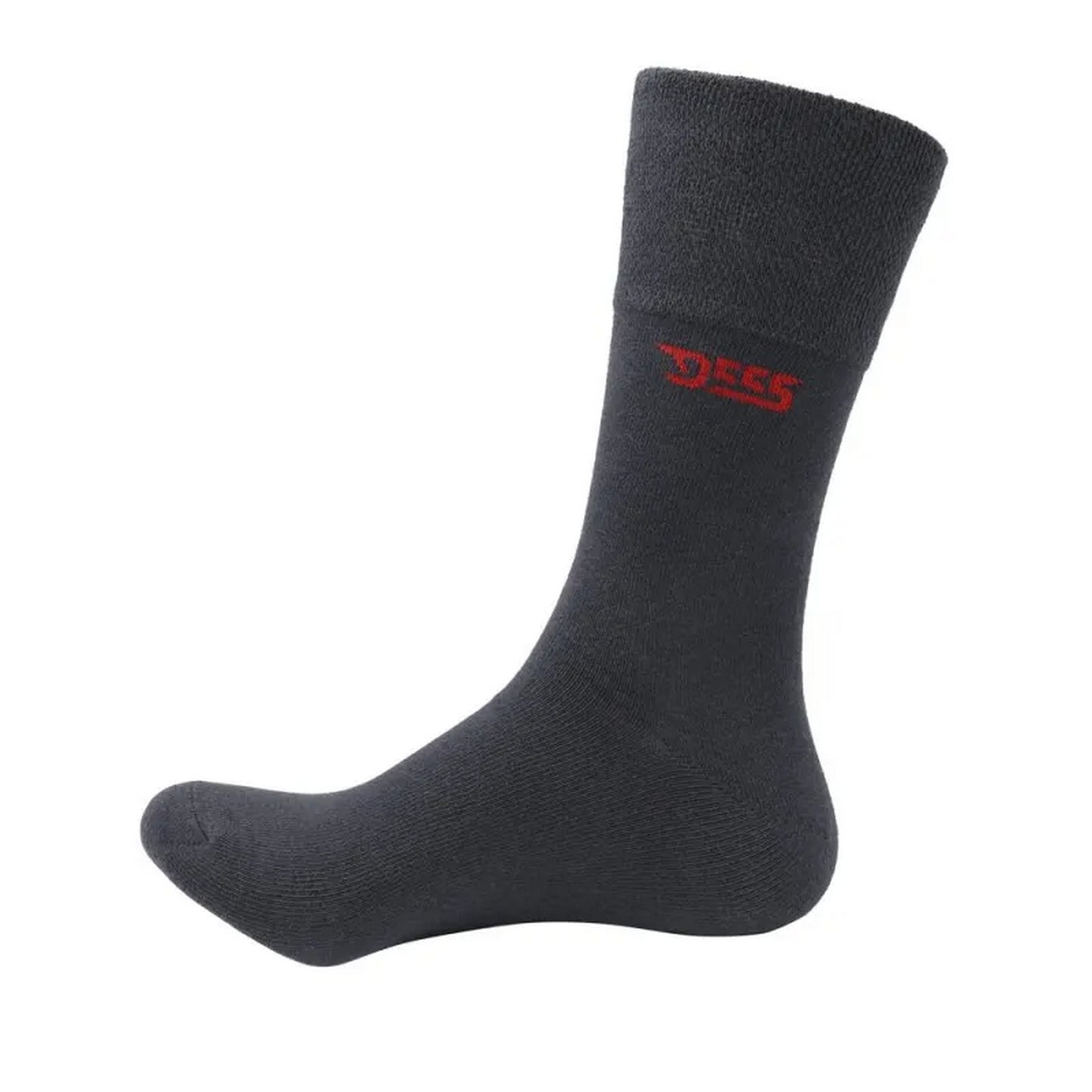 Navy-Denim-Charcoal - Side - Duke Mens Harold 2 D555 Extra Wide Socks (Pack of 3)