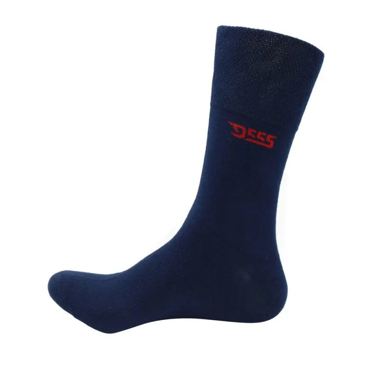 Navy-Denim-Charcoal - Lifestyle - Duke Mens Harold 2 D555 Extra Wide Socks (Pack of 3)
