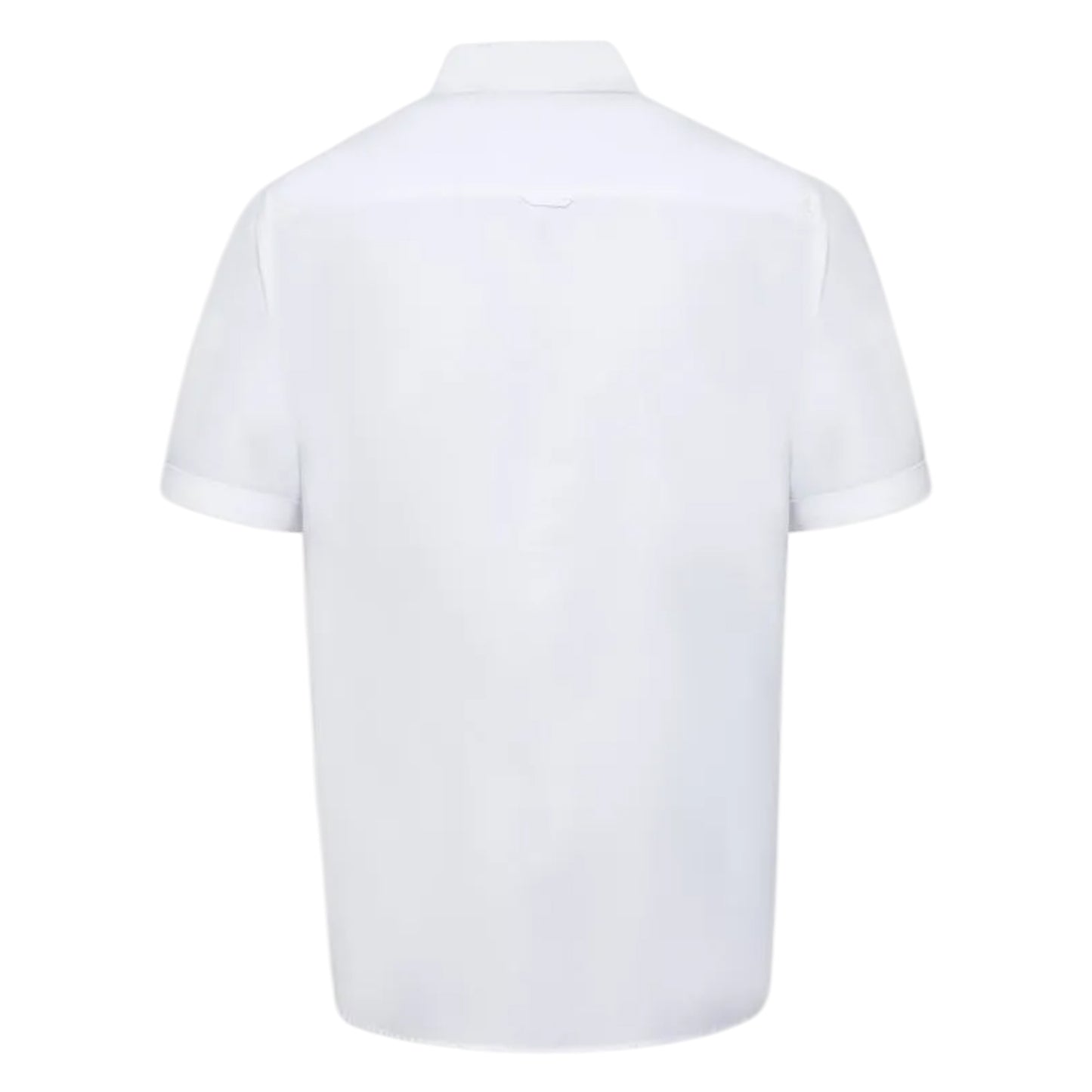 White - Back - Duke Mens James D555 Tall Short-Sleeved Shirt