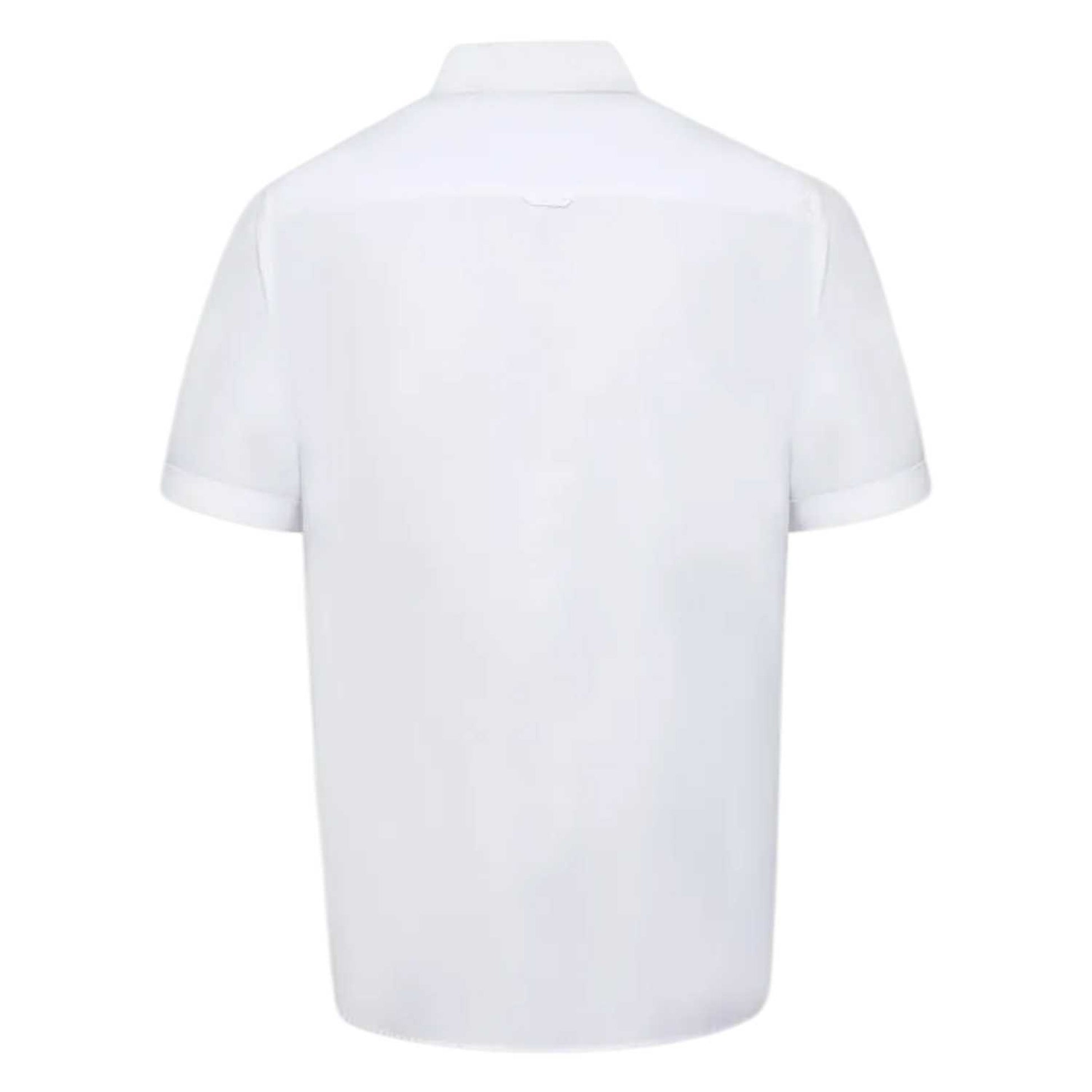 White - Back - Duke Mens James D555 Tall Short-Sleeved Shirt