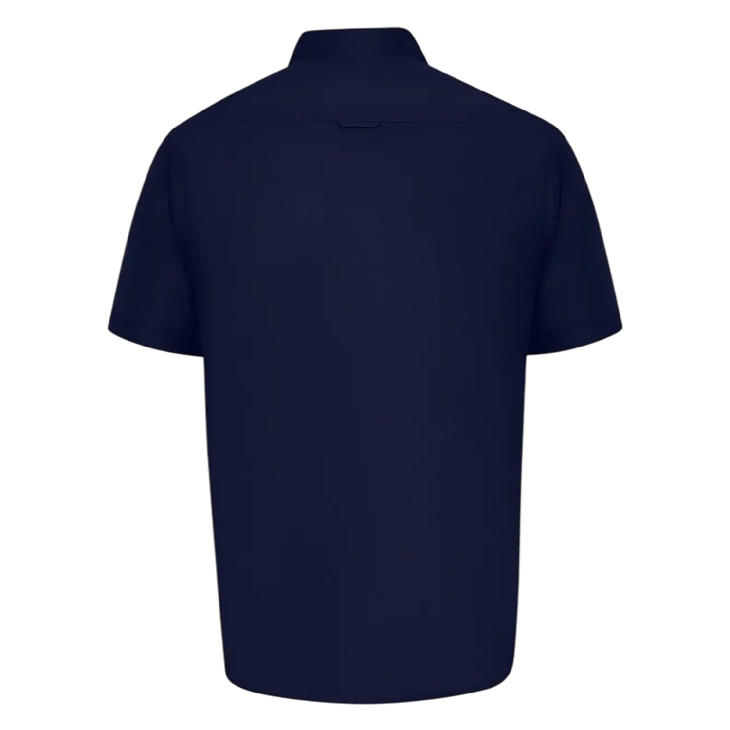 Navy - Back - Duke Mens James D555 Tall Short-Sleeved Shirt