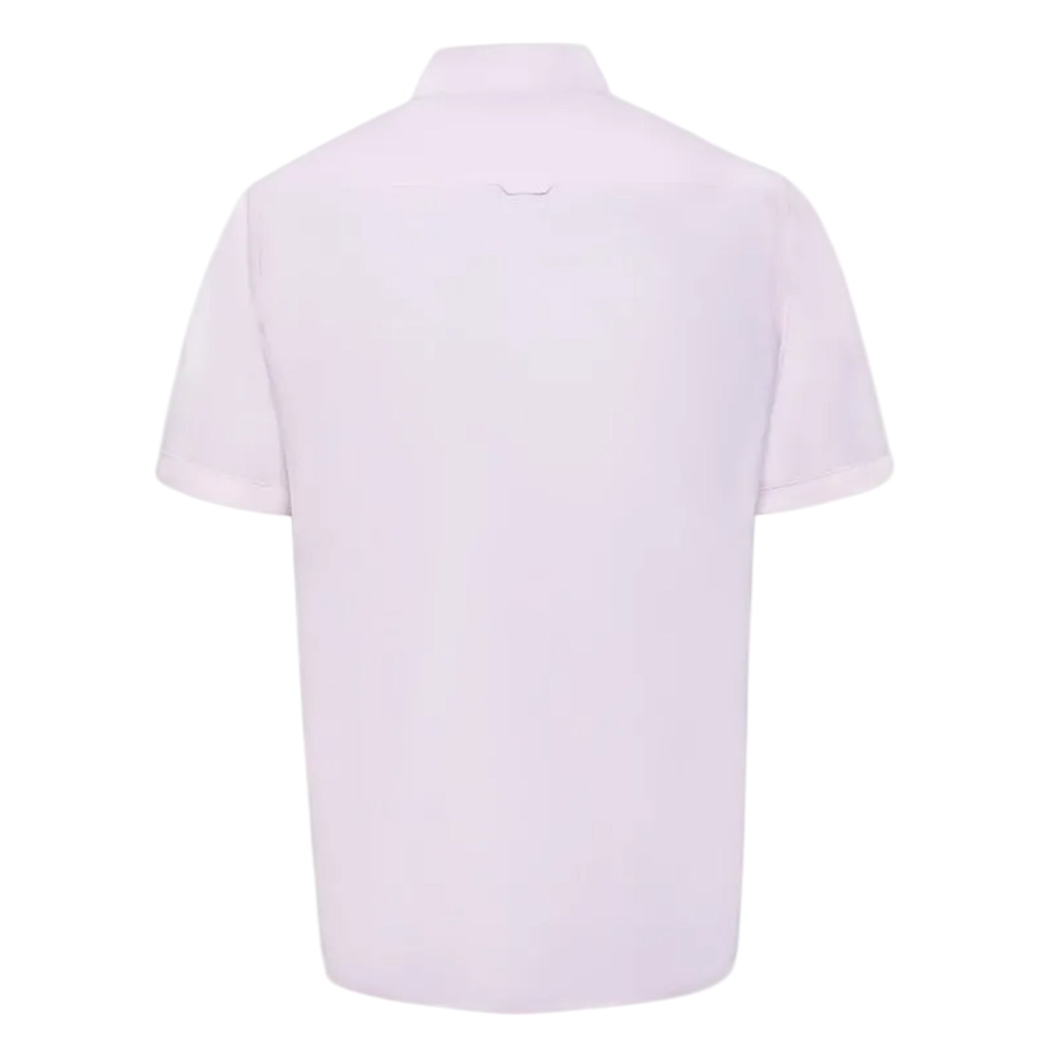 Pink - Back - Duke Mens James D555 Tall Short-Sleeved Shirt
