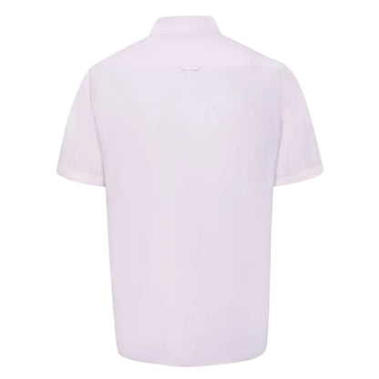 Pink - Back - Duke Mens James D555 Tall Short-Sleeved Shirt