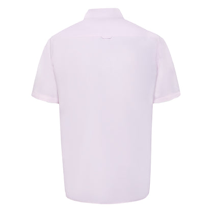 Pink - Back - Duke Mens James D555 Oxford Kingsize Tall Shirt