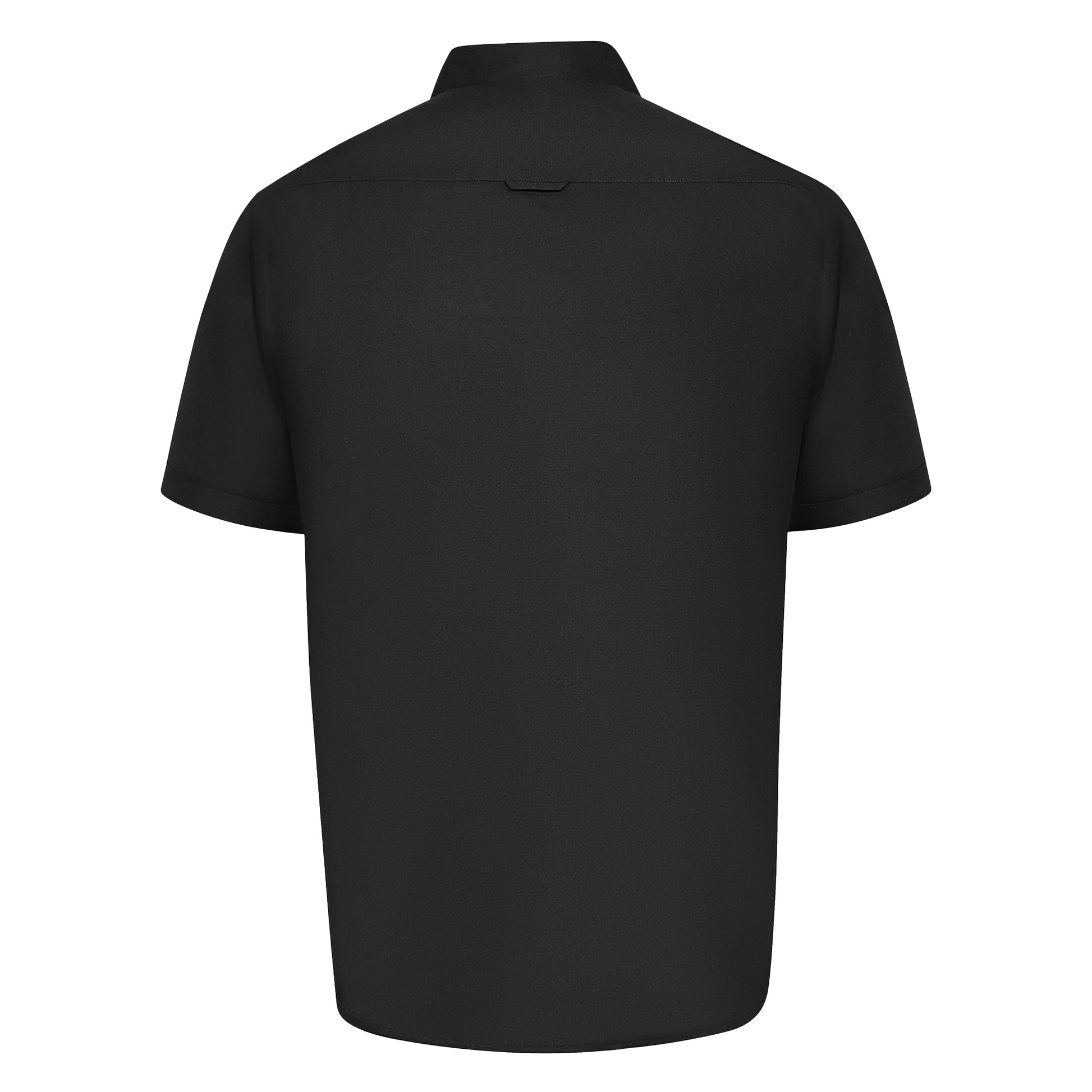 Black - Back - Duke Mens James D555 Oxford Kingsize Tall Shirt