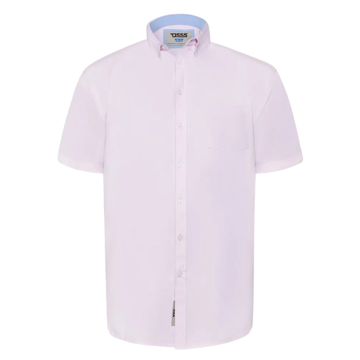 Pink - Front - Duke Mens James D555 Oxford Kingsize Tall Shirt