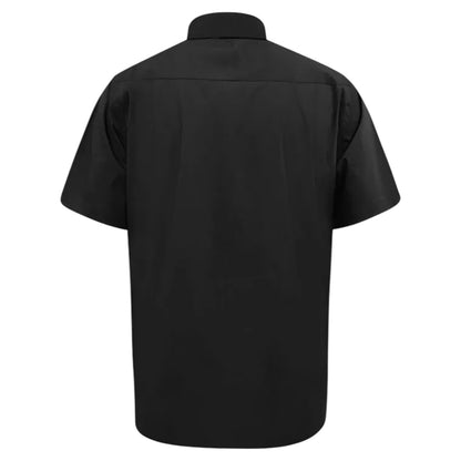 Black - Back - Duke Mens D555 Lucas Short-Sleeved Shirt