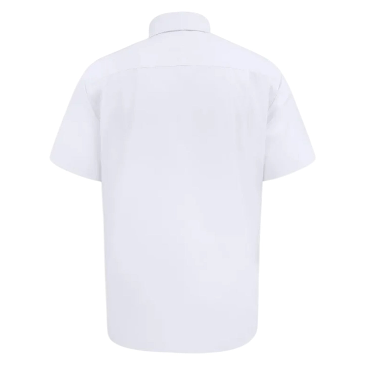 White - Back - Duke Mens D555 Lucas Short-Sleeved Shirt